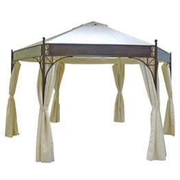 degamo pavillon lagos 6 eckig 262x262 - Materialvergleich: Holz, Metall oder Kunststoff für Grillpavillons?