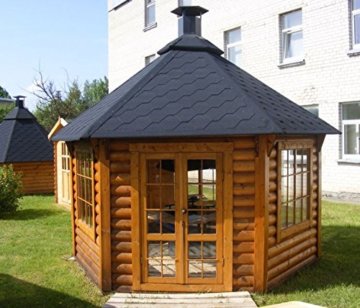 JUNIT Garten-Pavillon 14,9m² mit Grill