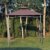 Outsunny 2 Etagen BBQ Zelt 4 LED Strips Pavillon Shelter W/Solar Panel