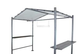 sorara grill pavillon mit tisch 262x174 - Anleitung zur saisonalen Dekoration von Grillpavillons