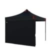 paramondo pro 40 grillzelt 4 rauchabzuege schwarz inkl 1x wand schwarz 3 x 3 m 100x100 - Materialvergleich: Holz, Metall oder Kunststoff für Grillpavillons?