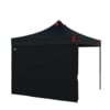 paramondo pro 40 grillzelt 4 rauchabzuege schwarz inkl 1x wand schwarz 3 x 3 m 100x100 - Materialwahl für Grillpavillons: Ein Leitfaden