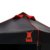 paramondo pro 40 grillzelt 4 rauchabzuege schwarz inkl 1x wand schwarz 3 x 3 m 2 50x50 - Grillüberdachung