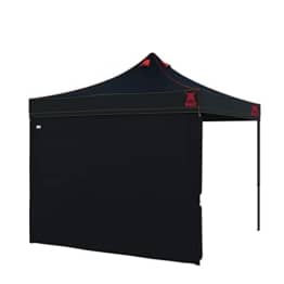 paramondo pro 40 grillzelt 4 rauchabzuege schwarz inkl 1x wand schwarz 3 x 3 m 262x262 - Grillpavillons und Brandschutz: Sicherheitsvorkehrungen und -tipps