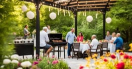 Grillpavillons im Sommer: Kühlungstipps