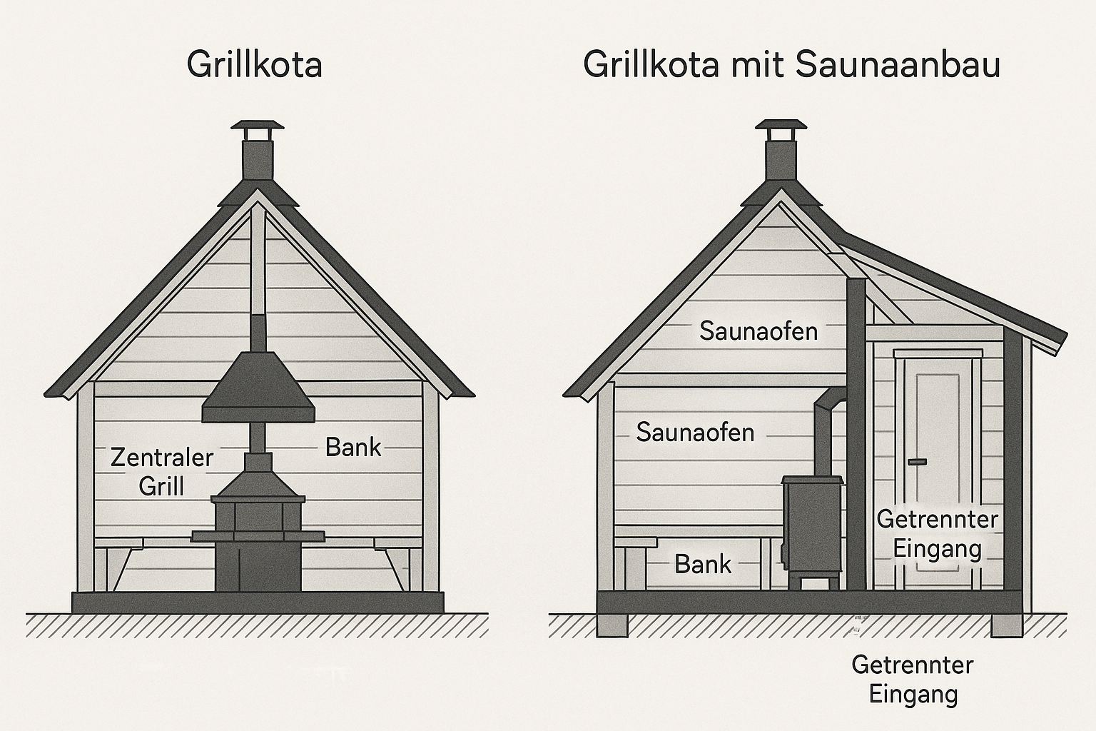 Grillkota Grillkota Sauna Vergleich - Grillkota