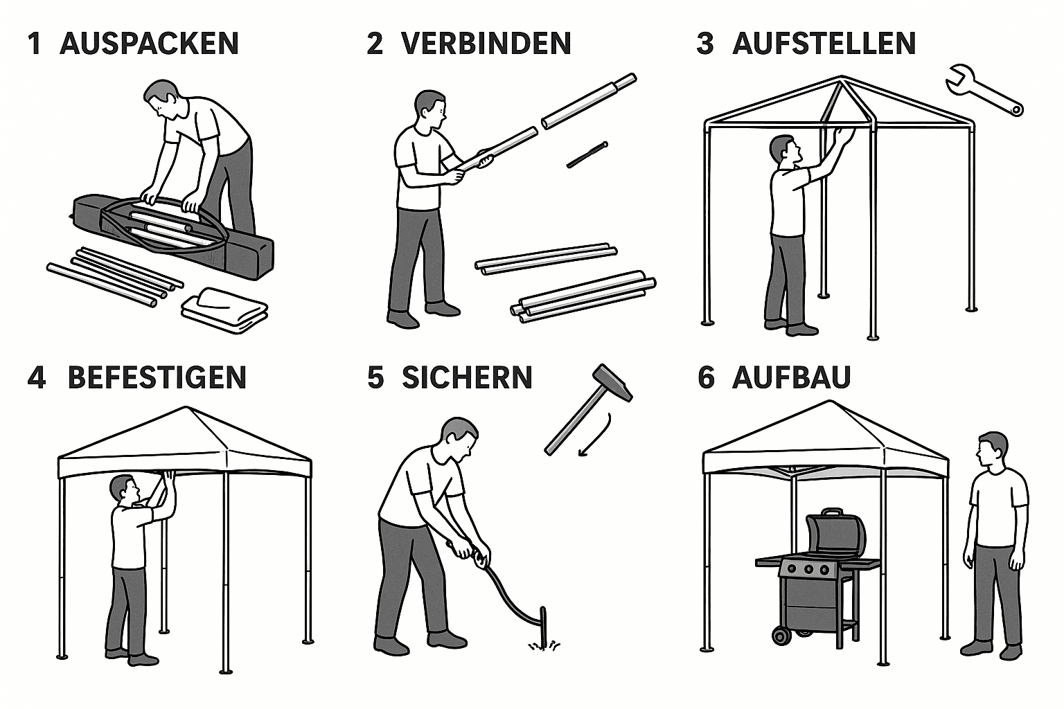 Grillzelt grillzelt aufbauen - Grillzelt